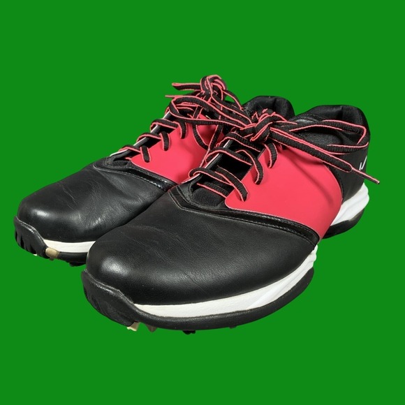 Nike Shoes - Nike Air Golf Shoes Women's 10 Black Pink Athletic Spiked 418382-010